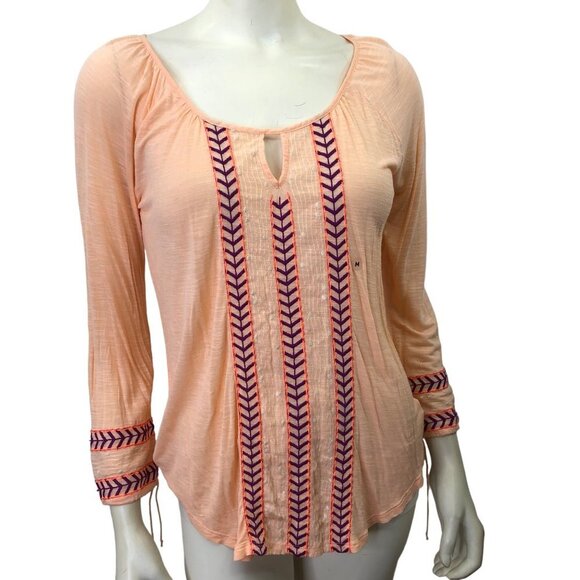 AMERICAN EAGLE‎ OUTFITTERS 3/4 SLEEVE boat neck TOP MD NWT - Picture 1 of 7